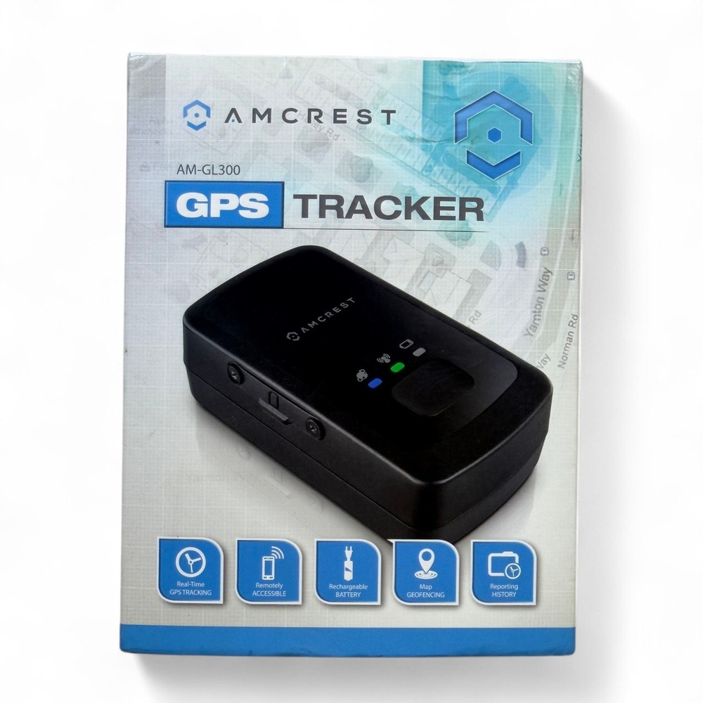 Amcrest GPS Tracker AM-GL300 Portable‎ Mini Real Time Tracking Pre-Installed SIM